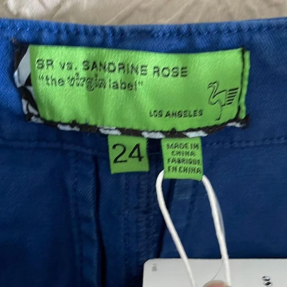 Anthropologie Sandrine Rose Womens Capri Jeans Cotton The Virgin Label‎ Blue 24